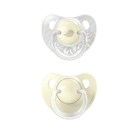 SUVINEX Anatomischer Schnuller SX Pro 0-6m 2 stücke Vanille-Birdies