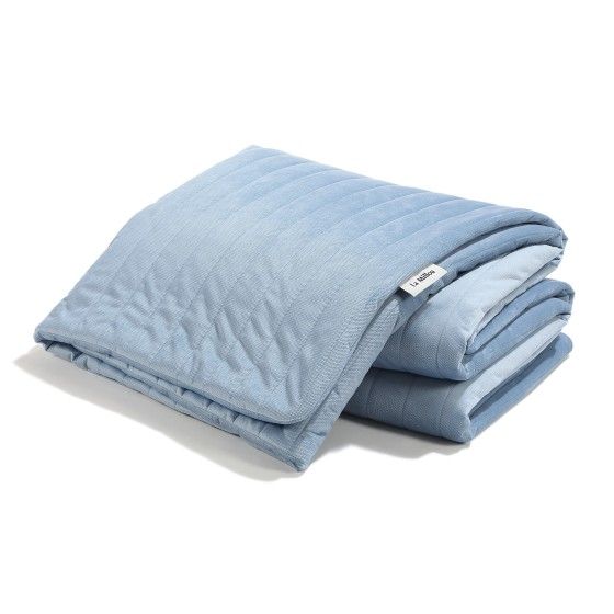 La Millou Ciepły Koc Velvet Pure WIND BLUE XL - 5905143607916