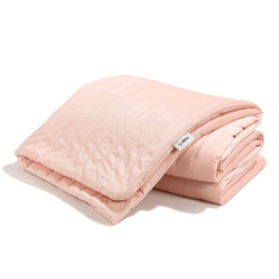 La Millou Ciepły Koc Velvet Pure POWDER PINK XL - 5905143650912