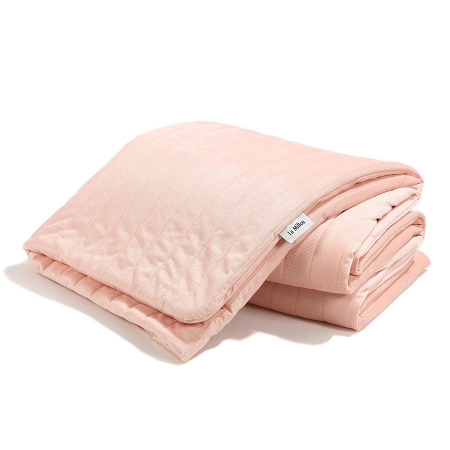 La Millou Ciepły Koc Velvet Pure POWDER PINK XL - 5905143650912
