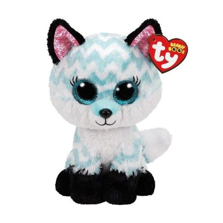 Ty Beanie Boos Atlas  - 白色和绿松石老虎24厘米