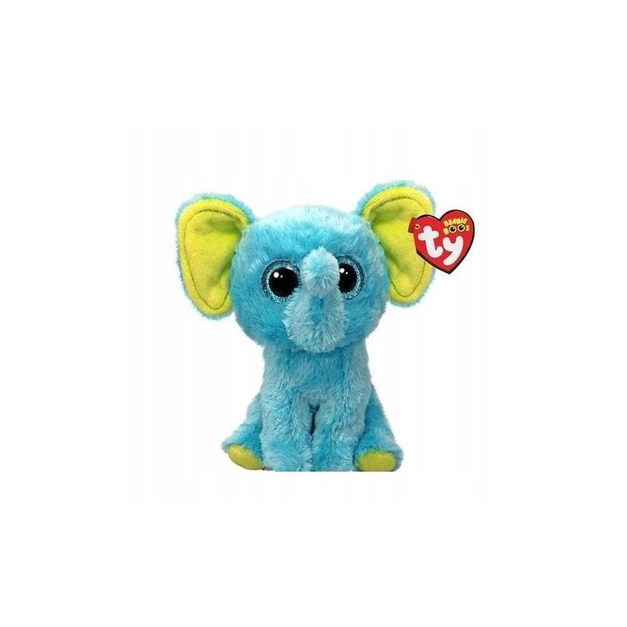 Ty Beanie Boos TRUNKLES – niebieski słoń 15 cm - 08421373598