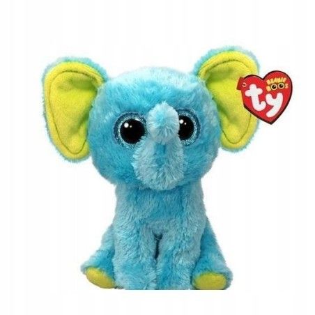 Ty Coulintes de Bonnet Boos - Eléphant bleu 15 cm