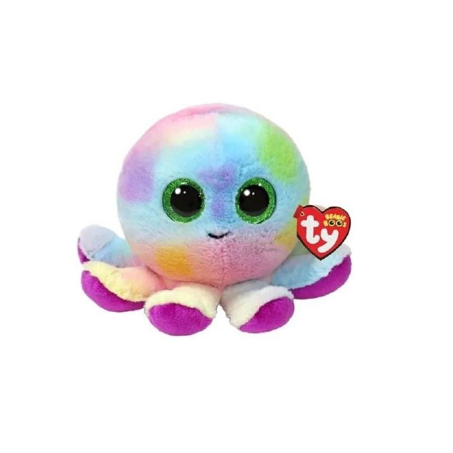 Ty Beanie Boos BUBBLES – kolorowy lemur 15 cm - 008421373604