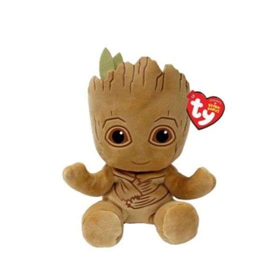 Ty Beanie Babies SOFT Marvel GROOT – pluszowa figurka 15 cm -