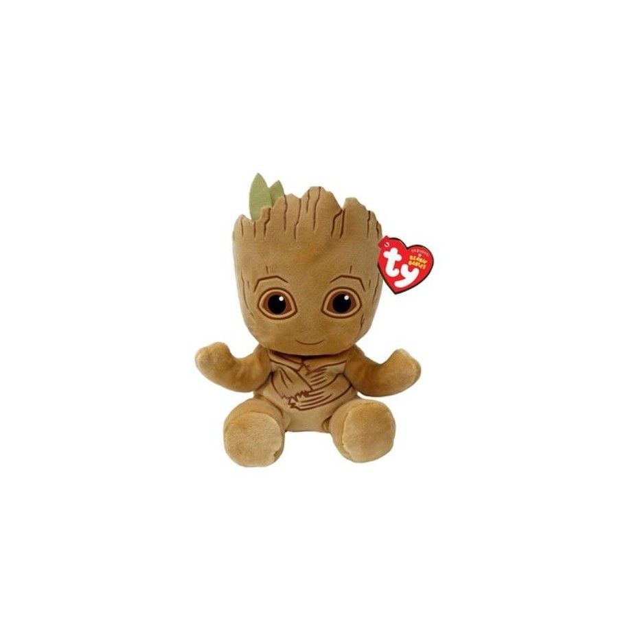 Ty Beanie Babies SOFT Marvel GROOT – pluszowa figurka 15 cm -