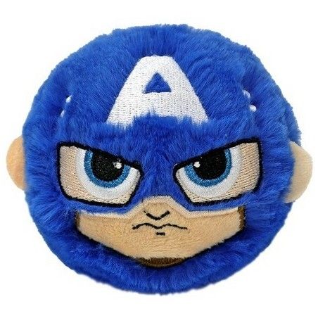 Ty Berretto BOUNCERS Marvel - Capitan America - Figurina di peluche da salto 15 cm