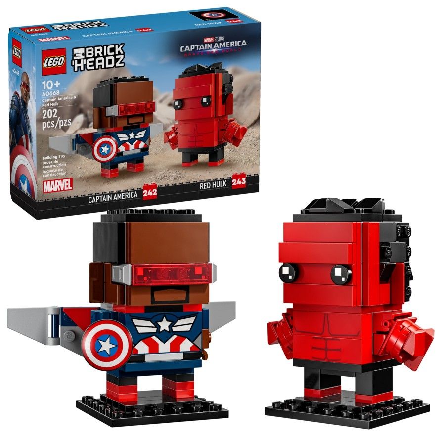 LEGO BrickHeadz 40668 Kapitan Ameryka i Czerwony Szkielet -