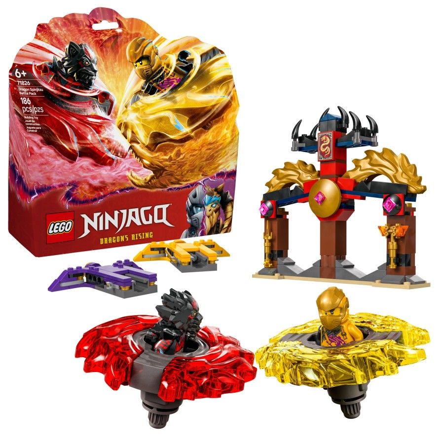 LEGO Klocki Ninjago 71826 Smocze Spinjitzu - zestaw bitewny -