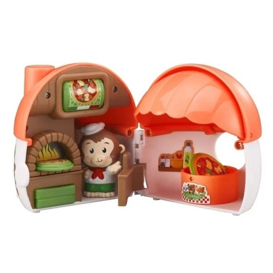 Vulli Klorofil, Mini Pizzeria, zestaw z figurką - 3056567002244