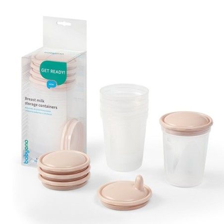 Babyo containers for storing and freezing food with a mouthpiece without
