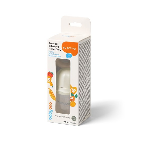 Babyono Gryzak do podawania pokarmów DINO bez