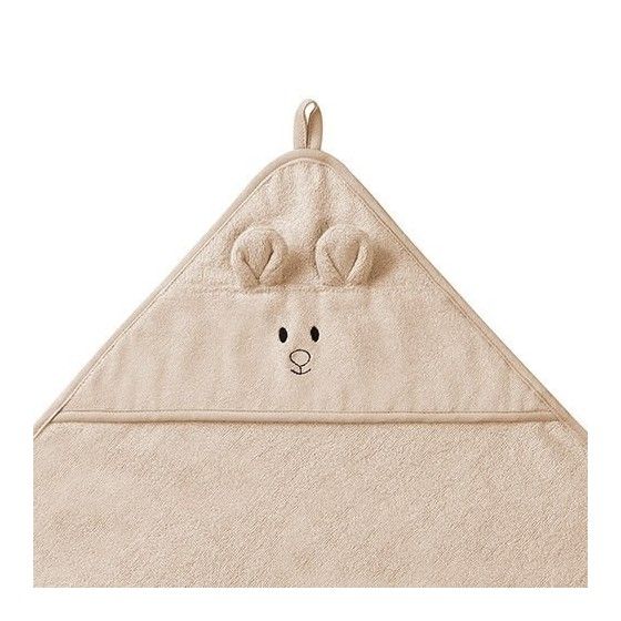 Babyono okrycie kąpielowe bambusowe 100x100 ciemny bez -