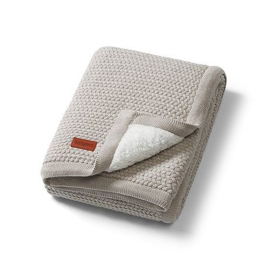 Coperta di cotone di Babyono con riscaldamento grigio