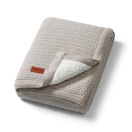 BABYONO Cotton blanket with gray warming