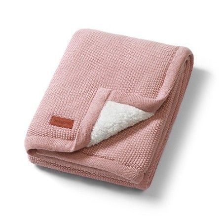Coperta di cotone babyo con riscaldamento rosa
