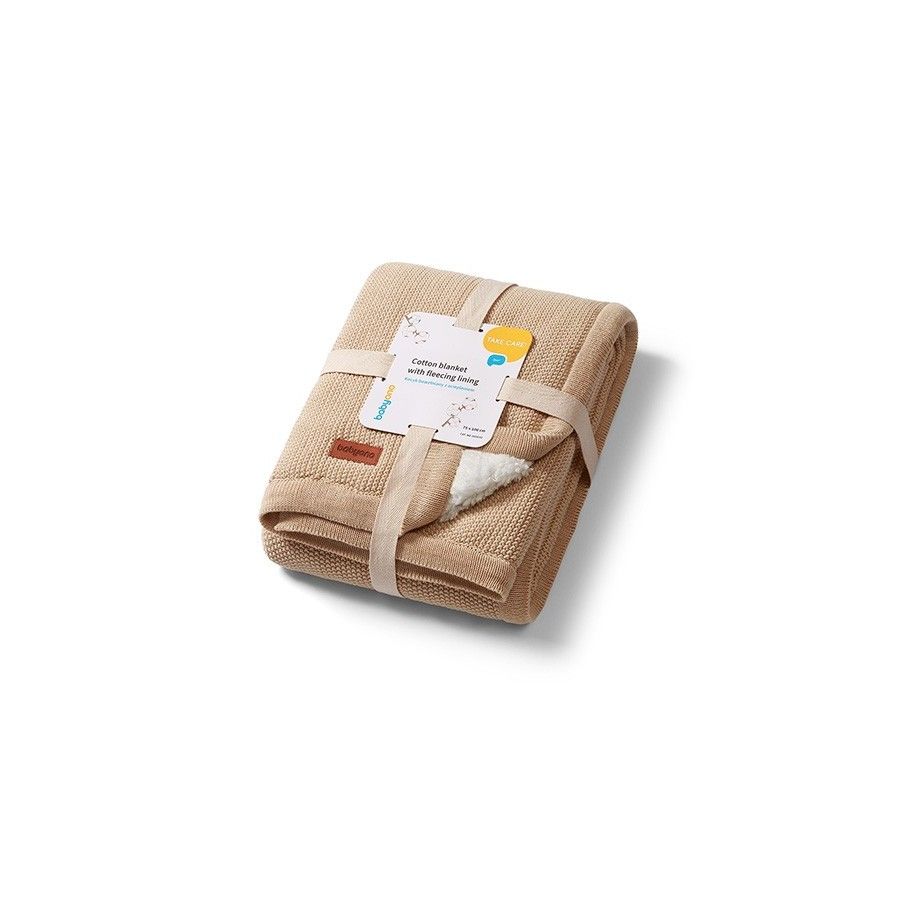 Babyono-Baumwolldecke mit beige Erwärmung - 5901435417621