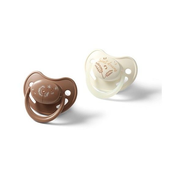 Babyono Smoczki anatomiczne silikonowe 18 m+ - 5901435417867