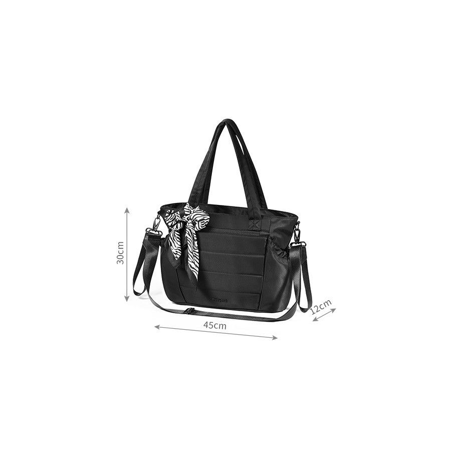 Babyono Sac pour chariot noir / noir - 5901435417935