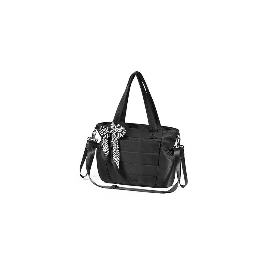 Babyono Torba dla mamy / do wózka CAMI czarna - 5901435417935