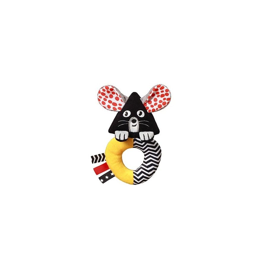 Babyono Grzechotka kontrastowa MOUSE - 5901435418314