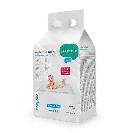 Babyono Hygienické základy 40x60cm 20ks + 2 zadarmo