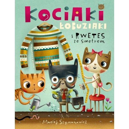 WNK Kociaki Łobuziaki and Rwetes with a sweater