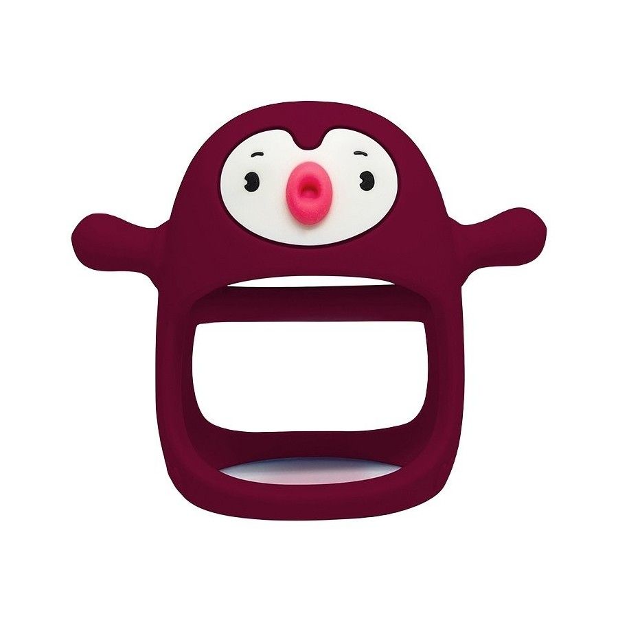 Smily Mia Gryzak Silikonowy Pingwin Buddy Red - 856137008934
