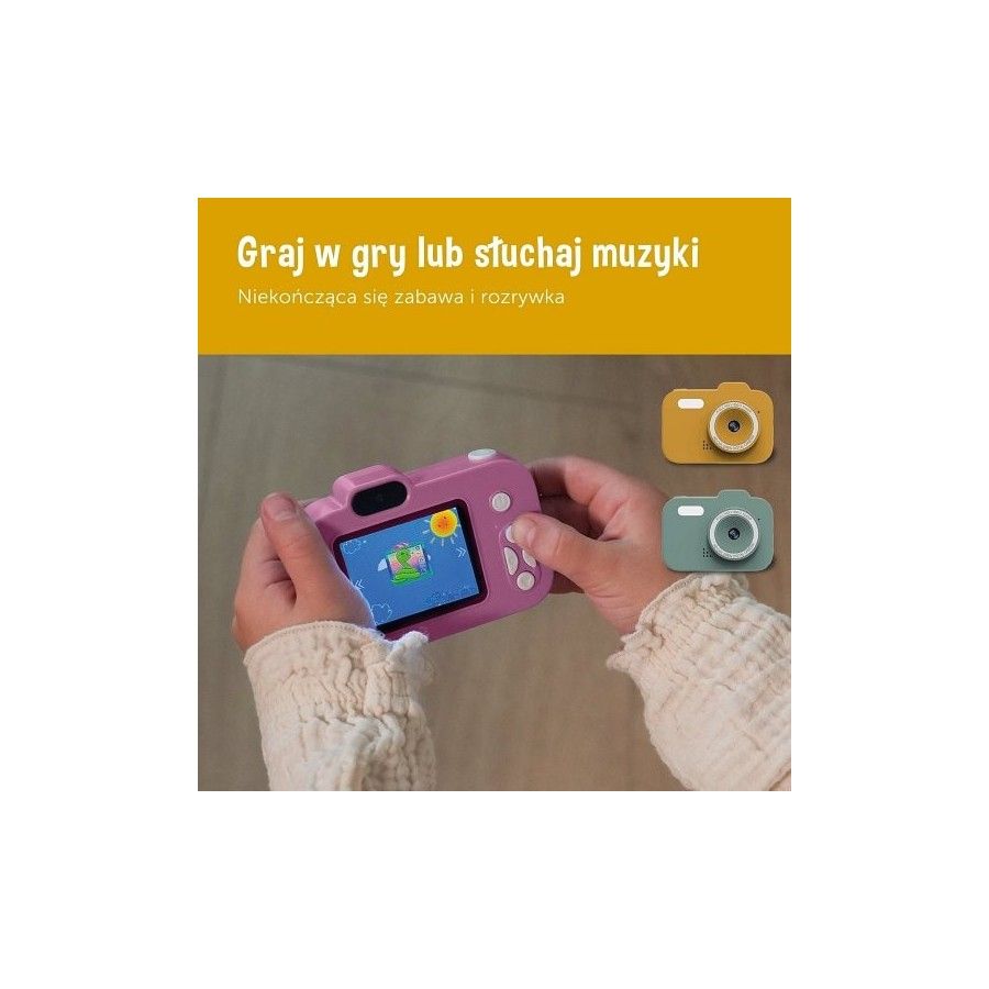 ZAZU Fun Aparat Cyfrowy dla Dzieci Green - 8720955750530
