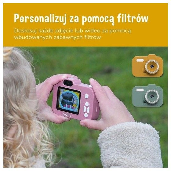 ZAZU Fun Aparat Cyfrowy dla Dzieci Green - 8720955750530