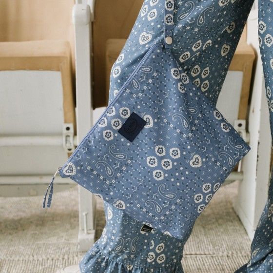 La Millou Cosméticien étanche Bandana Denim XL
