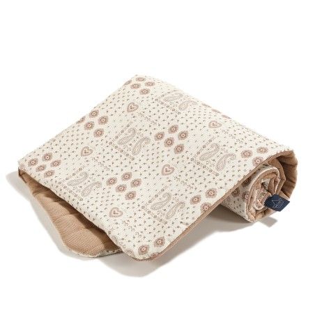 La Millou Couverture chaude Velvet Bandana Crème L