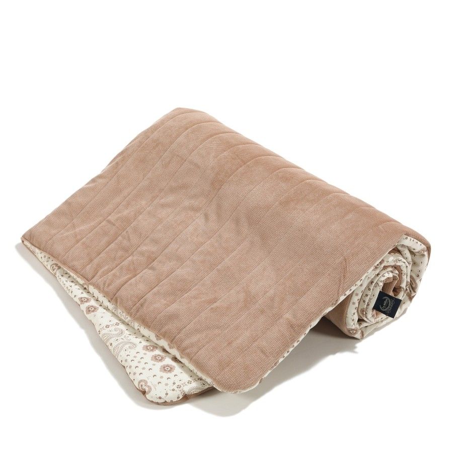 La Millou Couverture chaude Velvet Bandana Crème L