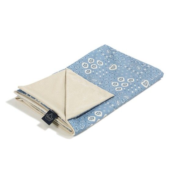 La Millou Couverture de lumière Velvet Bandana Denim m