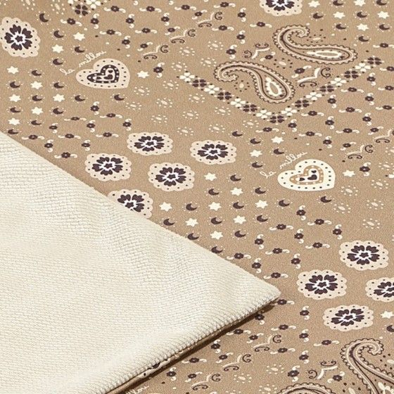 La Millou Manta ligera Velvet Bandana Mocca M