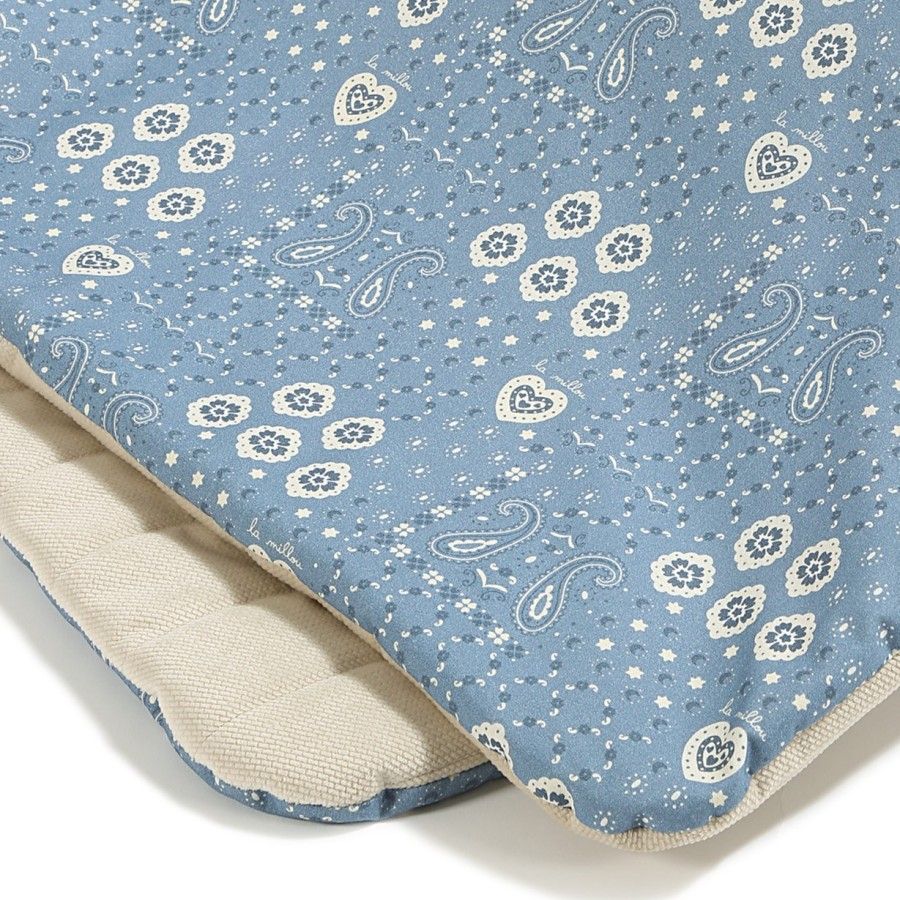 La Millou Ciepły Koc Velvet BANDANA DENIM L