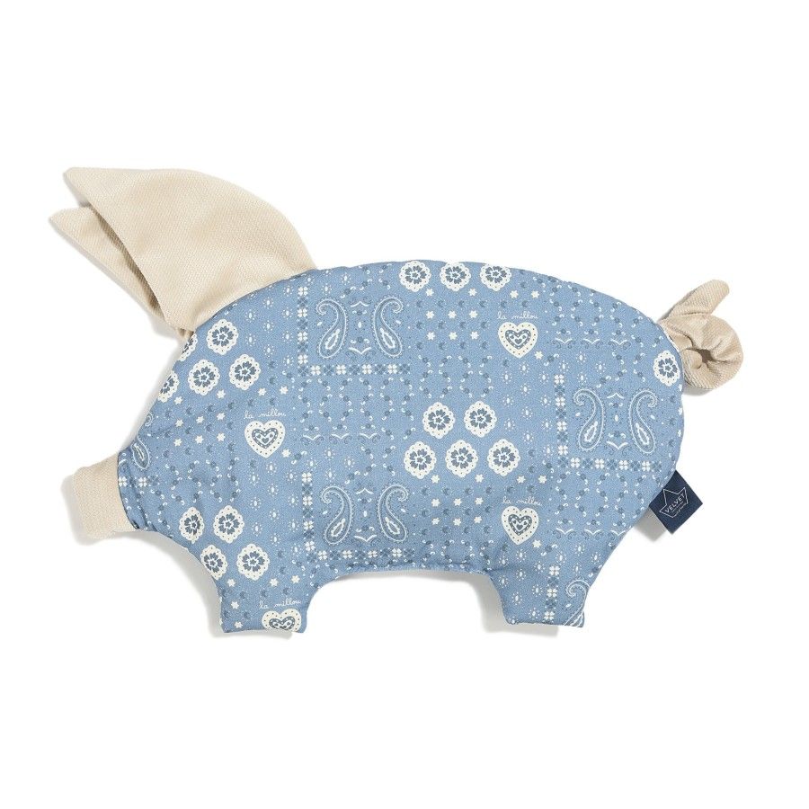 La Millou Ospalý prase samet bandana denim