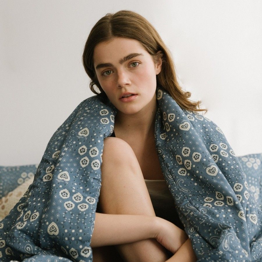La Millou Bambu bandana denim xl