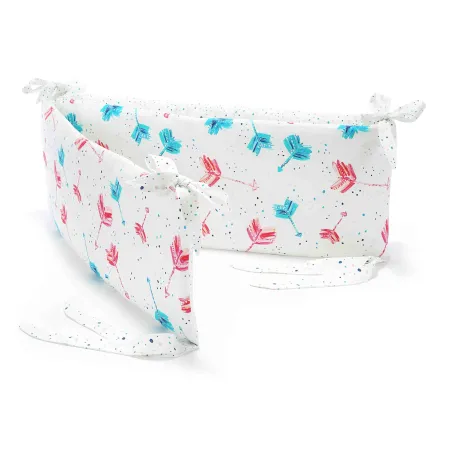 PROTECTEUR DE LIT LA MILLOU - FLÈCHES & GOUTTES BOHO NEON