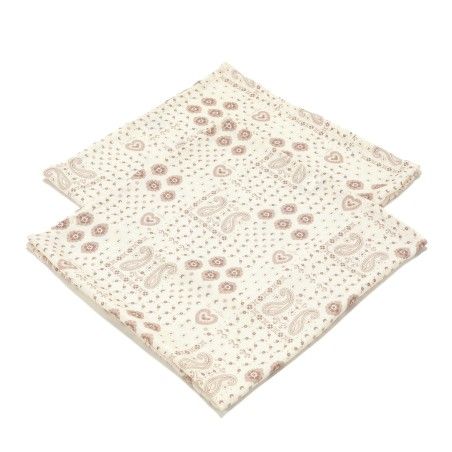 La Millou Bambus Bandana Creme M Windeln eingestellt