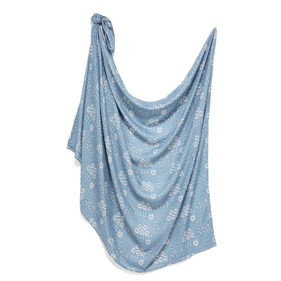 La Millou Bamboo Muśin Bandana Denim Muśin