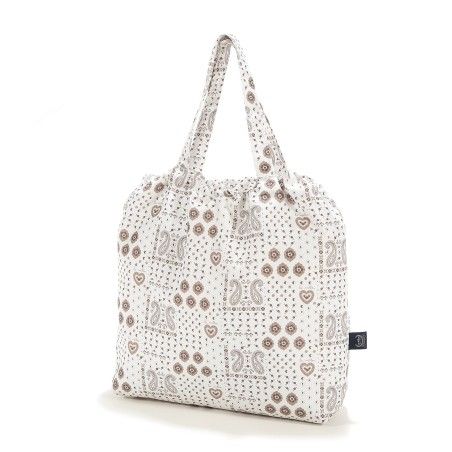La Millou Shopper Bag L Bandana Cream L Bag