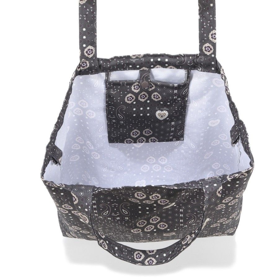 La Millou Torba Shopper Bag L BANDANA CHOCO