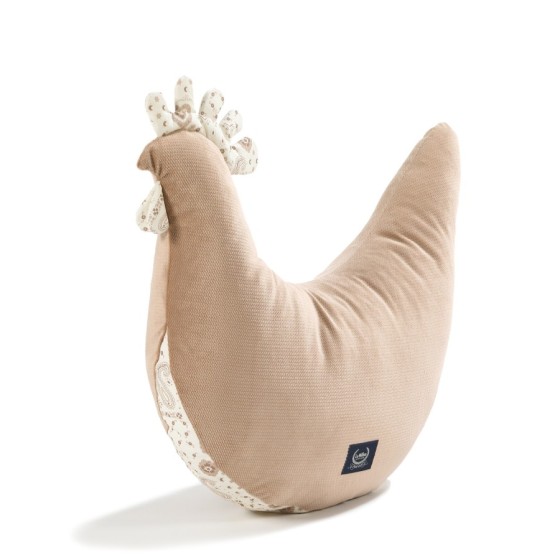 La Millou Poduszka Kura Babci Dany Velvet Bawełna BANDANA CREAM