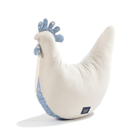 La Millou Poduszka Kura Babci Dany Velvet Bawełna BANDANA DENIM