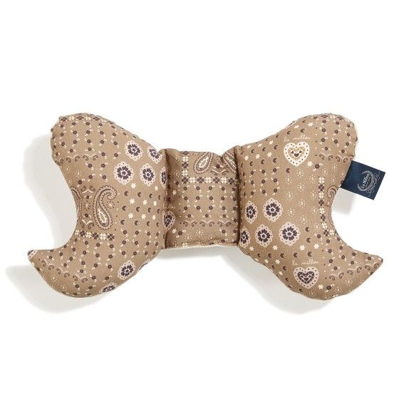 La Millou Alas de ángel Cojín de algodón Velvet Bandana Mocca