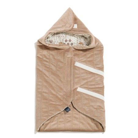 La Millou Bilstolsfilt Bomull Velvet Multi Bandana Cream