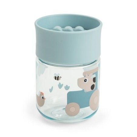 Done by Deer 360 ° training cup for learning to drink Tiny Farm Blue