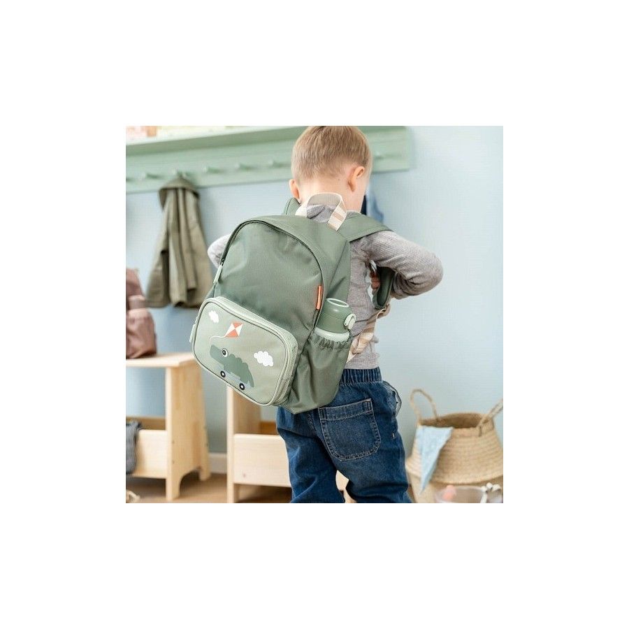 Hecho por ciervos Baby Backpack Playground Green