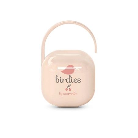 SUAVINEX Fopspeen Case - Pink Birdies